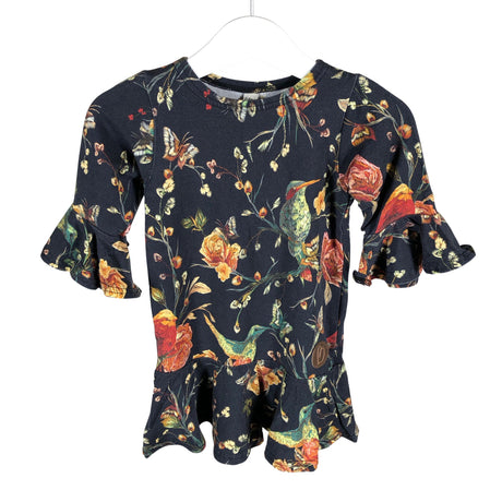 Tyttöjen Blaa - Trikoomekko, koko 86 - 92 - Musta ()