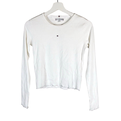 Tyttöjen Tommy Hilfiger - Trikoopaita, koko 170 - 176 - Valkoinen ()