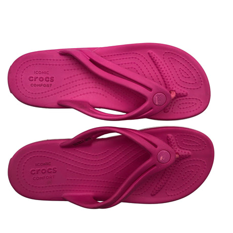 Naisten Crocs - Rantasandaalit, koko 37 - Pinkki ()