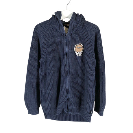 Unisex POMPdeLUX - Neuletakki, koko 122 - 128 - Sininen ()