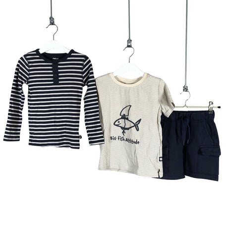 Unisex POMPdeLUX - Trikoopaita, koko 110 - 116 - Sininen ()