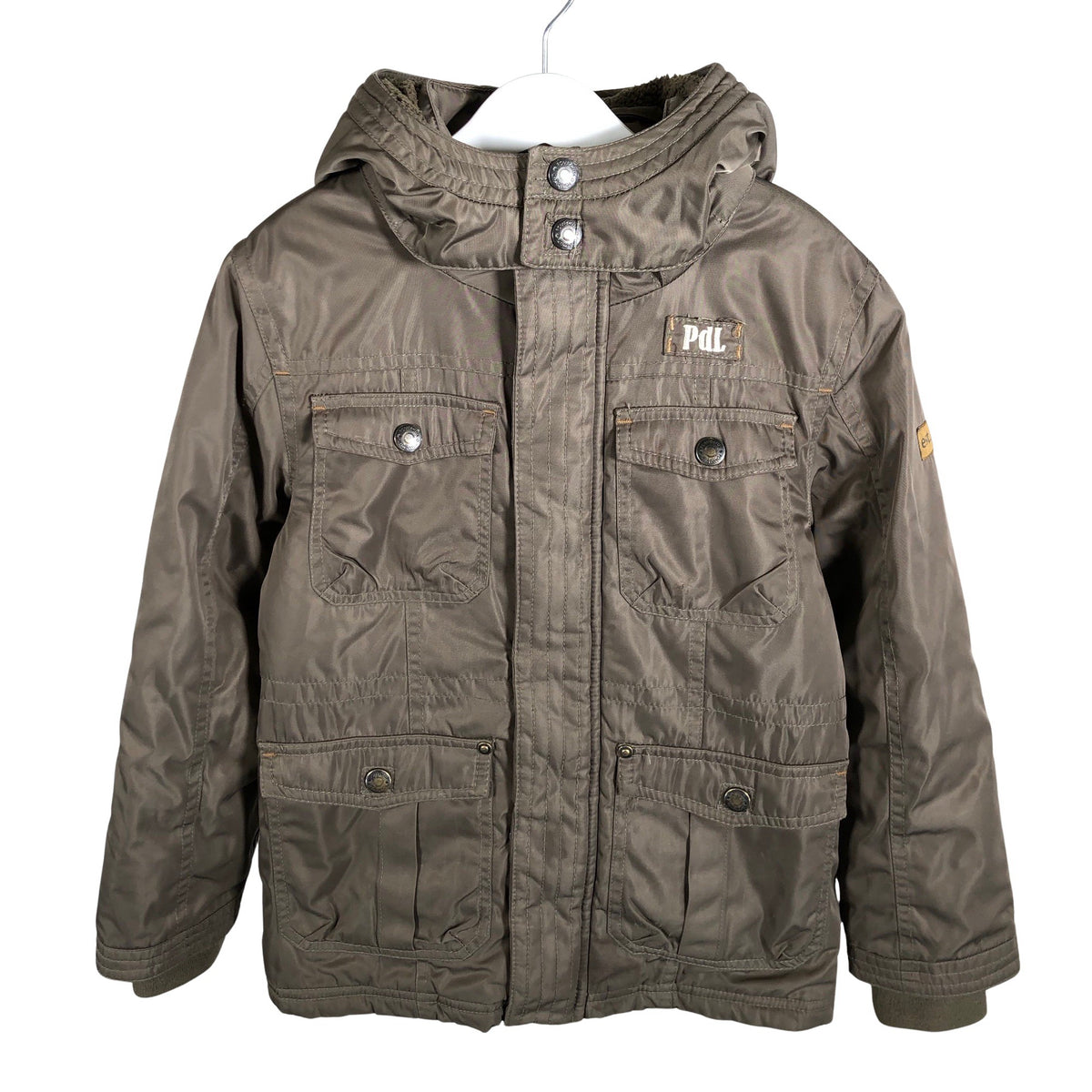 Unisex POMPdeLUX - Kevyttoppatakki, koko 122 - 128 - Vihreä (1)