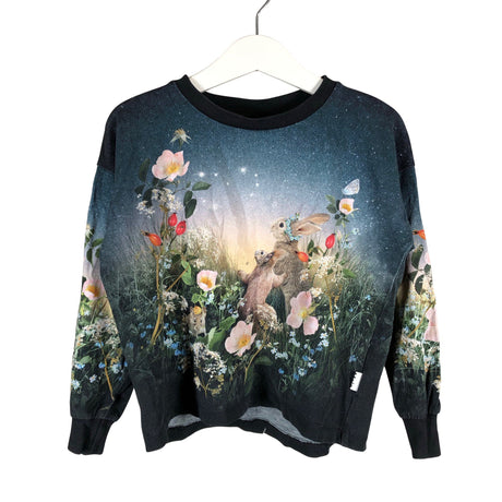 Tyttöjen Molo Kids - Trikoopaita, koko 104 - 110 - Harmaa ()