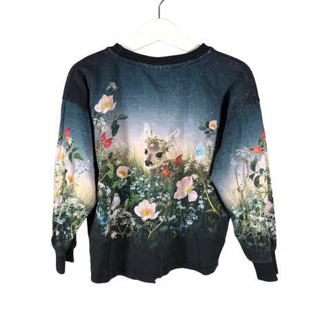 Tyttöjen Molo Kids - Trikoopaita, koko 104 - 110 - Harmaa (2)