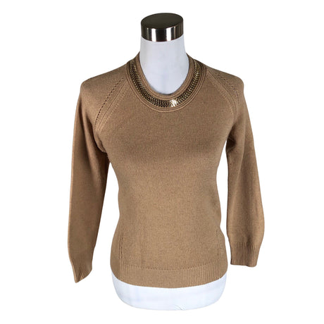 Naisten Burberry - Neulepaita, koko 34 - Ruskea ()