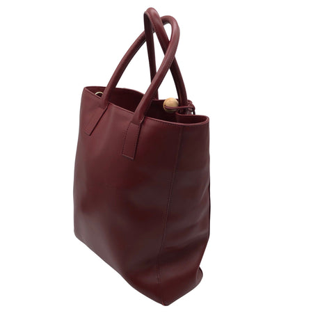 Naisten Aarikka - Käsilaukku, koko Maxi - Viininpunainen (2)