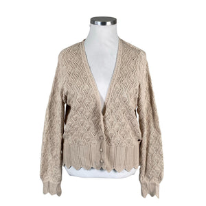 Naisten Odd Molly - Neuletakki, koko 42 - Beige (1)