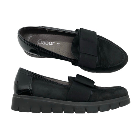Naisten Gabor - Loaferit, koko 38 - Musta ()