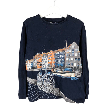 Unisex Mayoral - Trikoopaita, koko 116 - 122 - Sininen ()