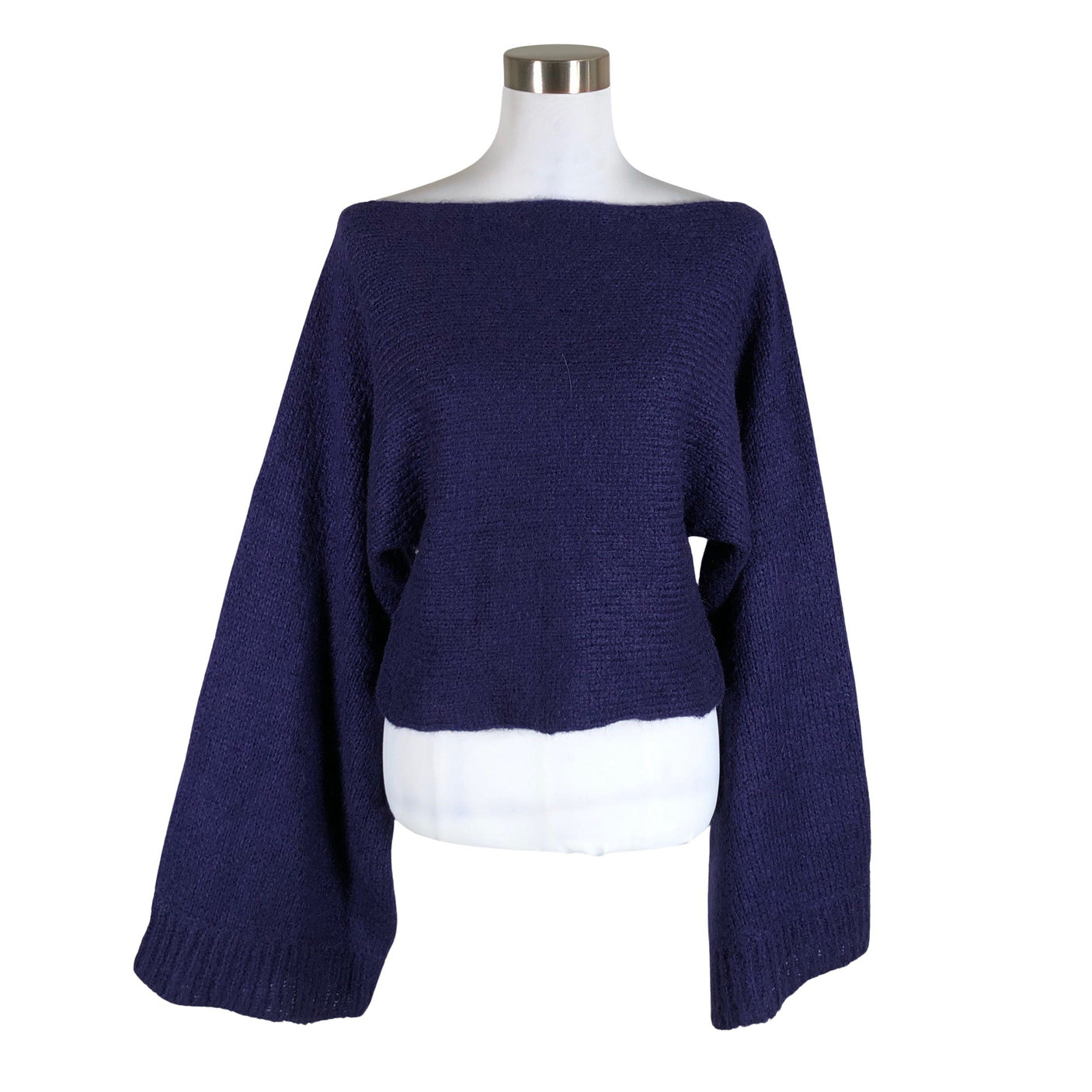 Naisten Handmade - Neulepaita, koko 40 - Sininen (1)