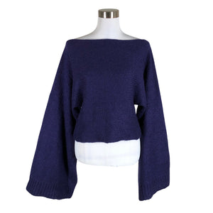 Naisten Handmade - Neulepaita, koko 40 - Sininen (1)