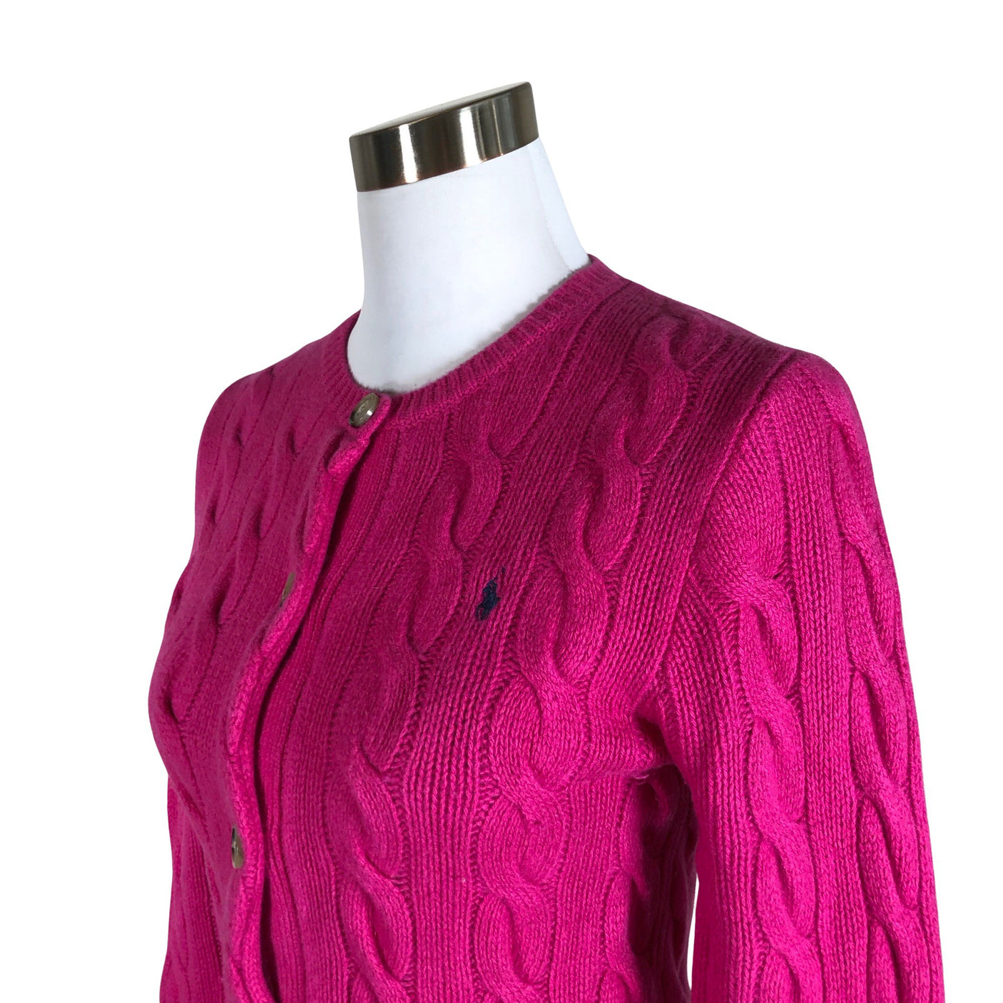 Naisten Polo Ralph Lauren - Neuletakki, koko 34 - Pinkki (3)