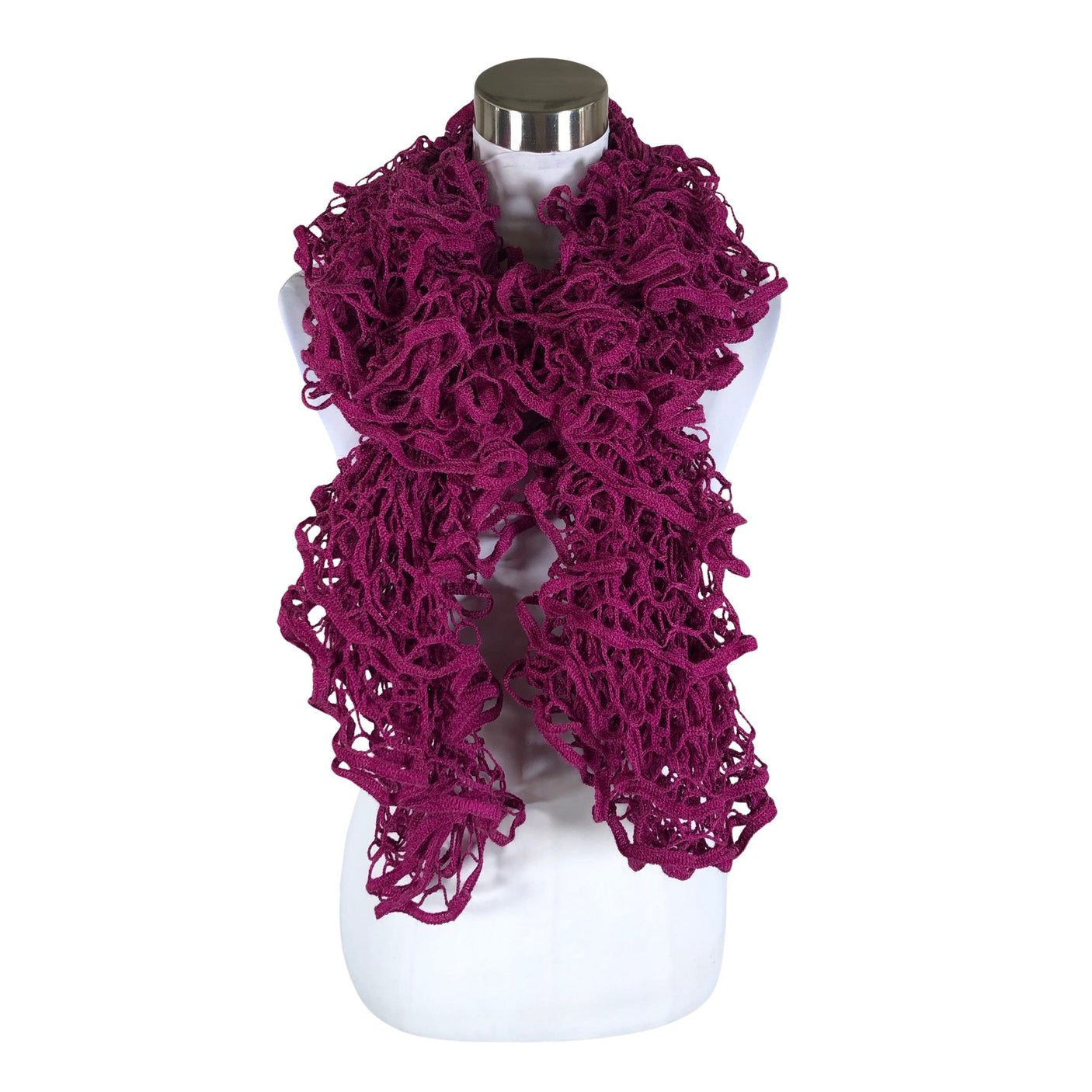 Naisten Handmade - Kaulaliina, koko Midi - Violetti (1)
