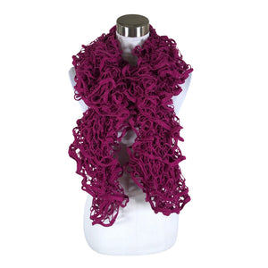 Naisten Handmade - Kaulaliina, koko Midi - Violetti (1)