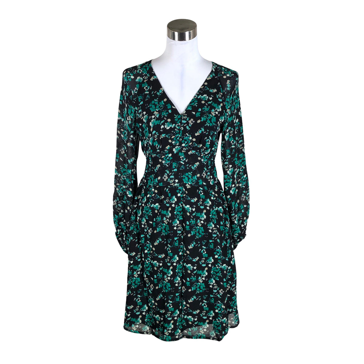 Naisten InWear - Sifonkimekko, koko 36 - Musta (1)