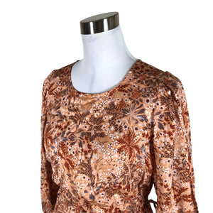 Naisten Nanso - Sifonkimekko, koko 38 - Ruskea (3)