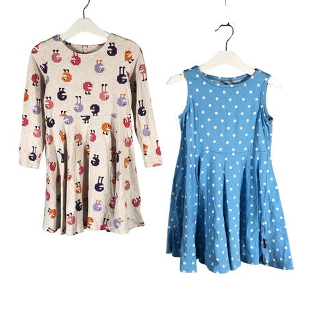 Tyttöjen Polarn O. Pyret - Trikoomekko, koko 104 - 110 - Harmaa ()