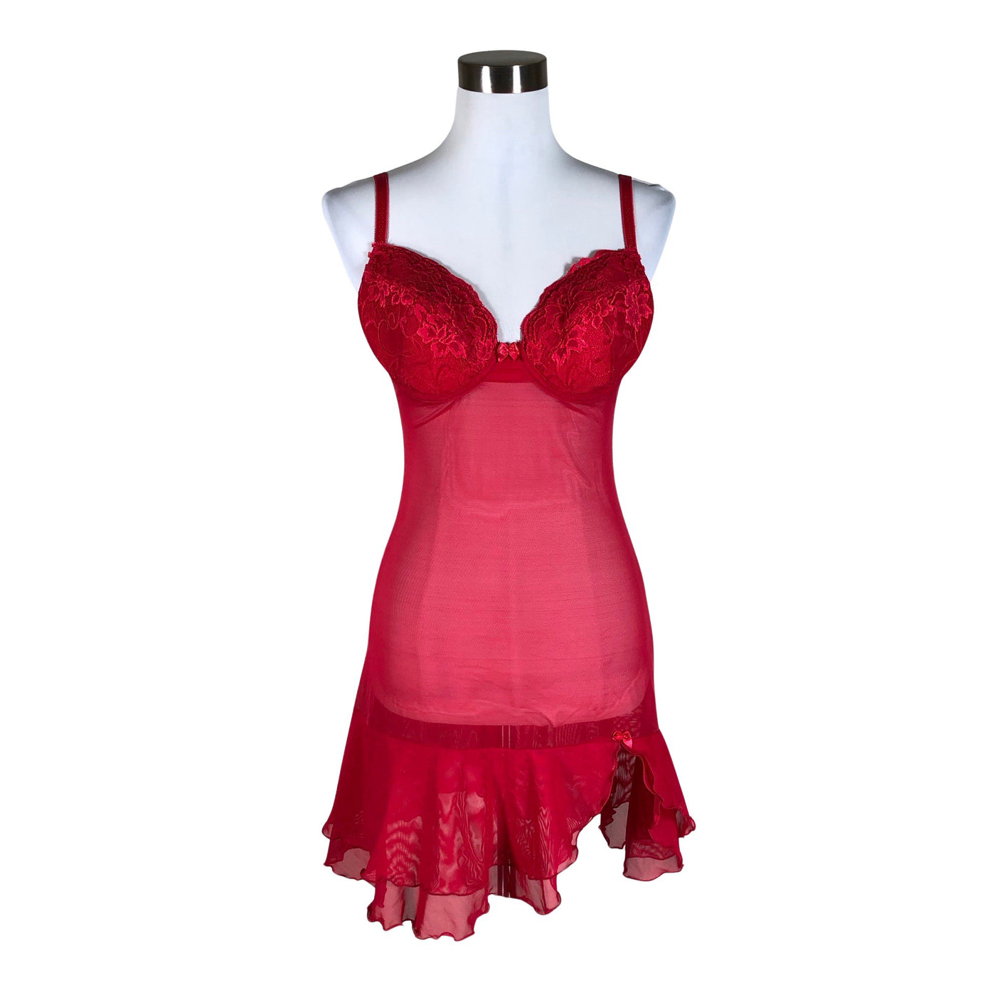 Naisten LingaDore - Yöpaita, koko 38 - Punainen (1)