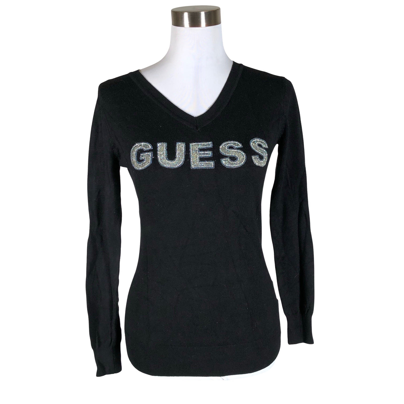 Naisten Guess - Neulepaita, koko 36 - Musta (1)