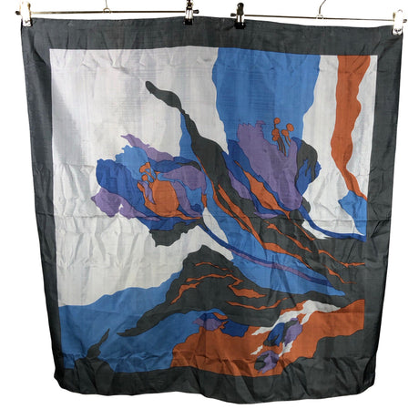Naisten Thai Silk - Huivi, koko Maxi - Sininen (2)
