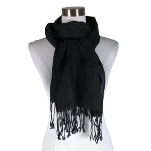 Naisten Pashmina - Huivi, koko Maxi - Musta (1)