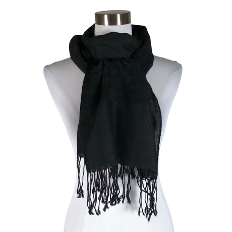 Naisten Pashmina - Huivi, koko Maxi - Musta ()