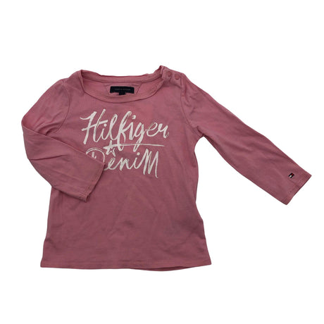 Tyttöjen Tommy Hilfiger - Trikoopaita, koko 74 - 80 - Vaaleanpunainen ()