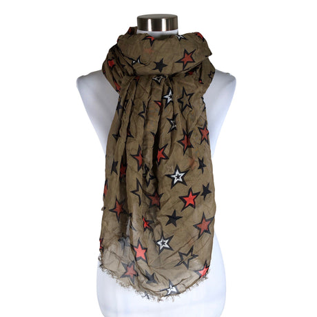 Naisten Scotch&Soda - Huivi, koko Maxi - Ruskea ()