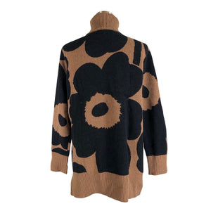 Naisten Marimekko - Neuletunika, koko 36 - Ruskea (2)