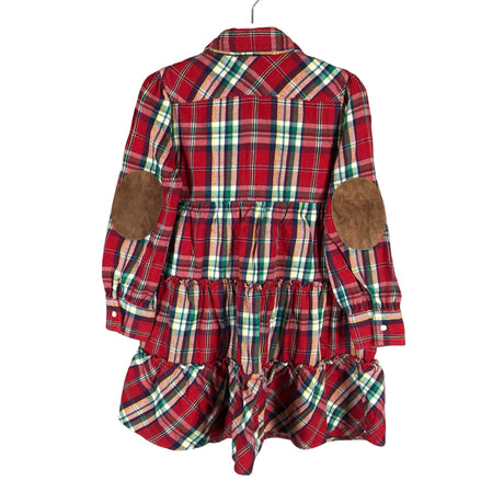 Tyttöjen Ralph Lauren - Kangasmekko, koko 104 - 110 - Punainen (2)