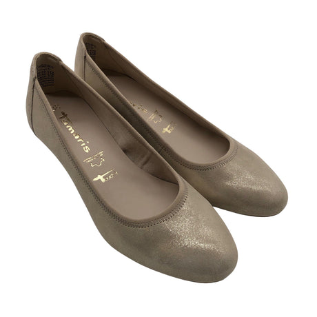 Naisten Tamaris - Kiilakorkokengät, koko 38 - Beige (2)