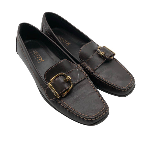 Naisten Geox - Loaferit, koko 38 - Ruskea (2)
