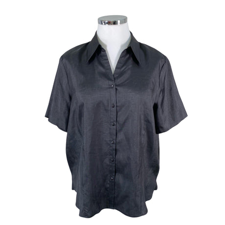 Naisten Gerry Weber - Lyhythihainen pusero, koko 48 - Musta ()