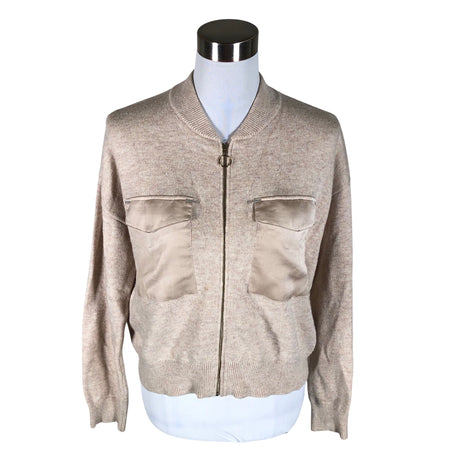 Naisten s.Oliver - Neuletakki, koko 38 - Beige ()