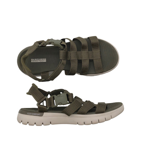 Naisten Skechers - Sandaalit, koko 38 - Vihreä ()