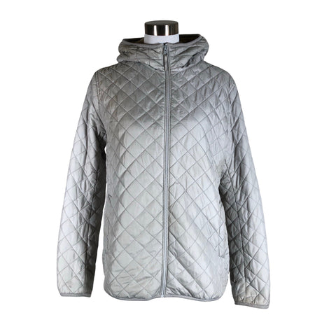 Naisten Uniqlo - Tikkitakki, koko 40 - Harmaa (2)