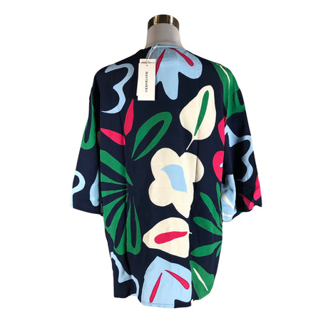 Naisten Marimekko - Lyhythihainen pusero, koko 40 - Sininen (2)