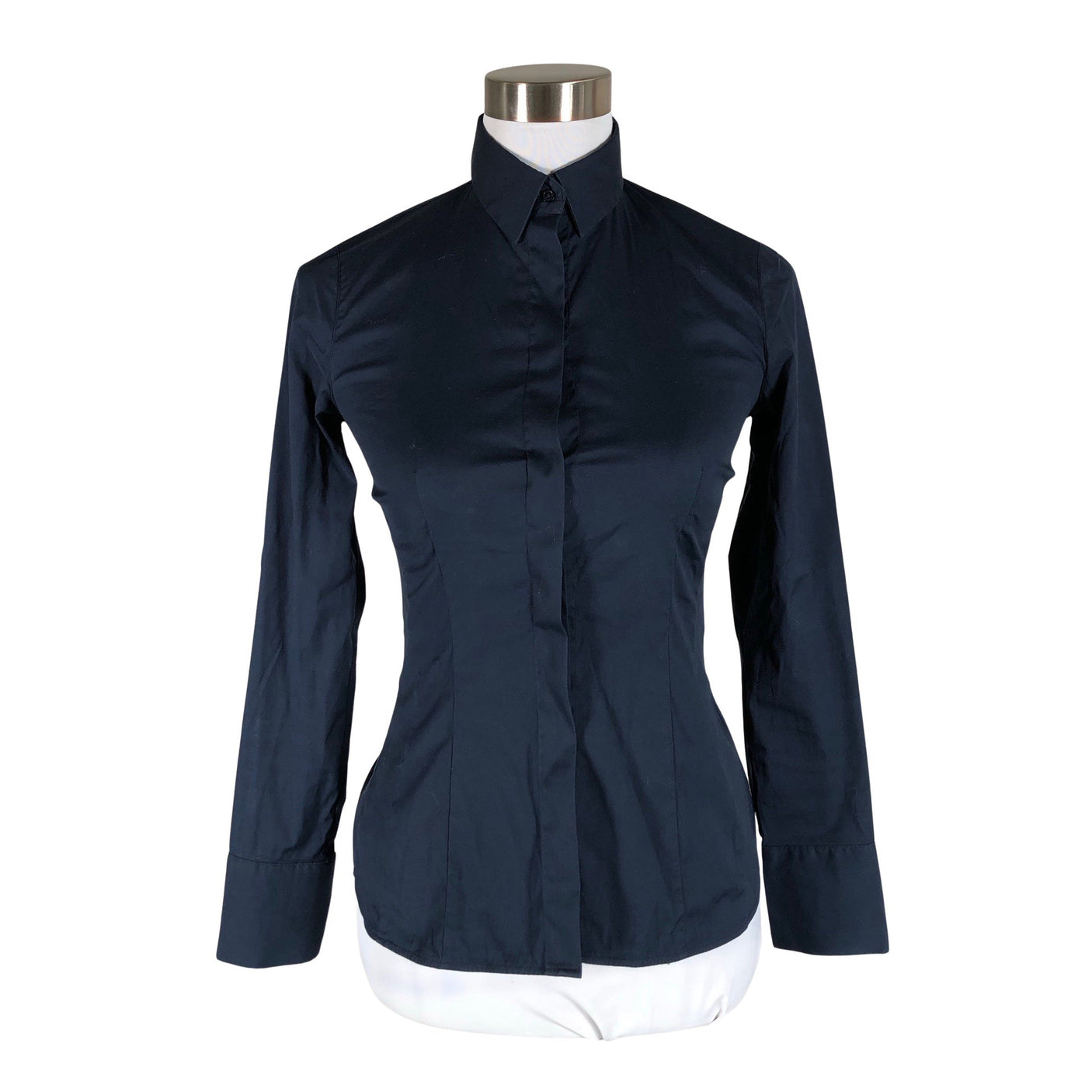 Naisten Massimo Dutti - Kauluspaita, koko 34 - Sininen (1)