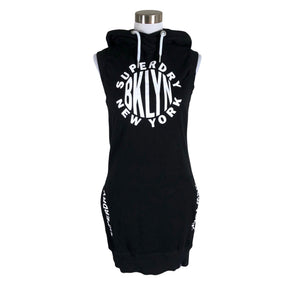 Naisten Superdry - Collegemekko, koko 32 - Musta (1)