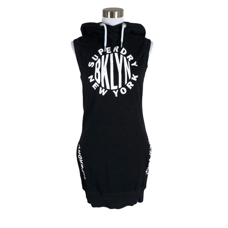 Naisten Superdry - Collegemekko, koko 32 - Musta ()