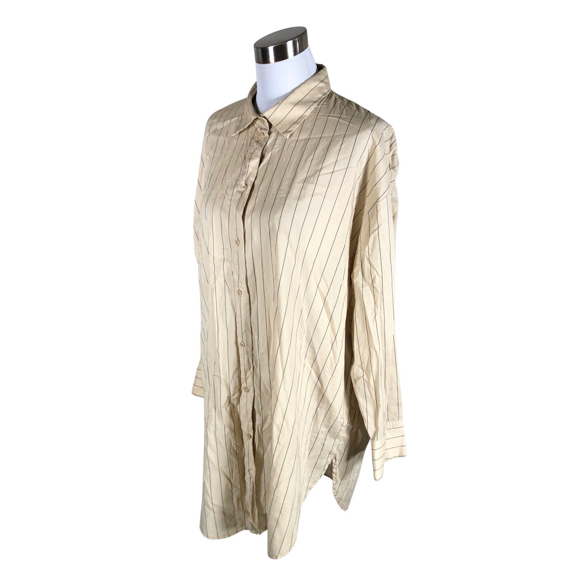 Naisten Lindex - Kangastunika, koko 40 - Beige (2)