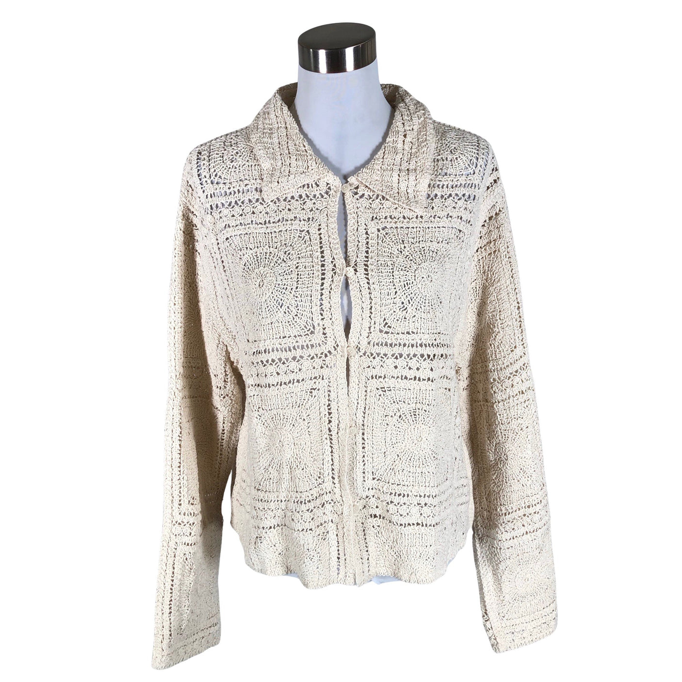 Naisten Wera - Neuletakki, koko 40 - Beige (1)