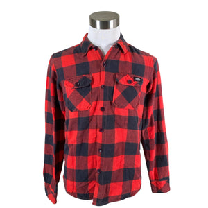 Miesten Dickies - Flanellipaita, koko S - Punainen (1)