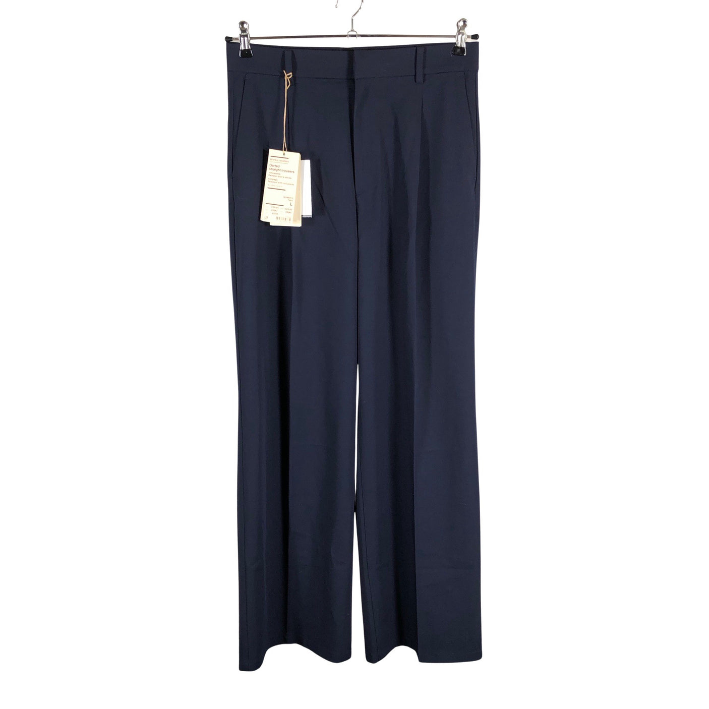 Naisten Muji - Suorat housut, koko 40 - Sininen (1)