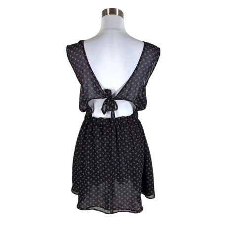 Naisten American Apparel - Sifonkimekko, koko 34 - Musta (2)