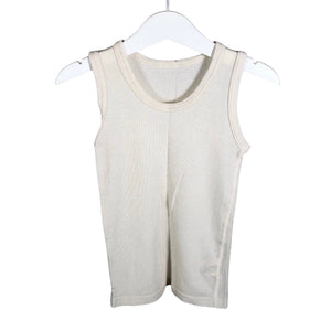 Unisex Ruskovilla - Trikootoppi, koko 104 - 110 - Luonnonvalkoinen (1)