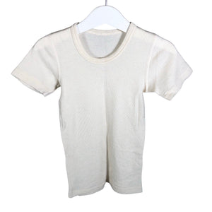 Unisex Ruskovilla - T-paita, koko 116 - 122 - Luonnonvalkoinen (1)