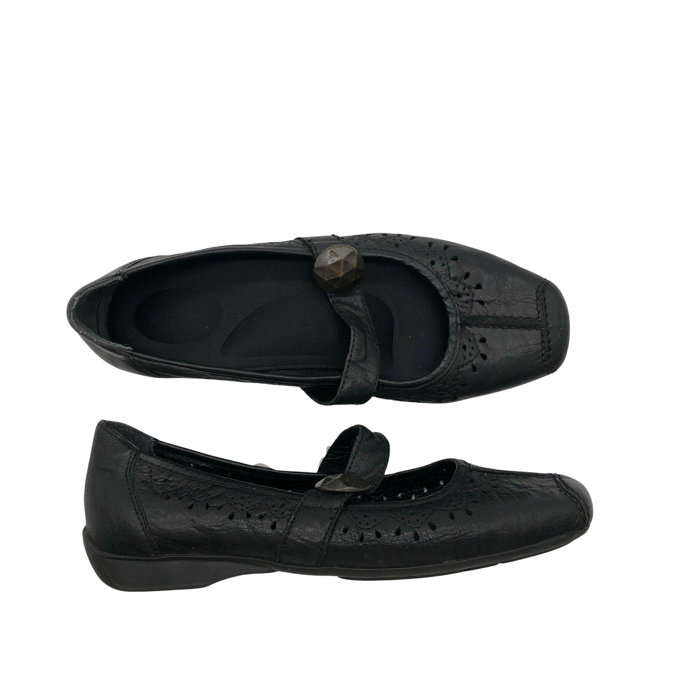 Unisex Rieker - Ballerinat, koko 38 - Musta (1)