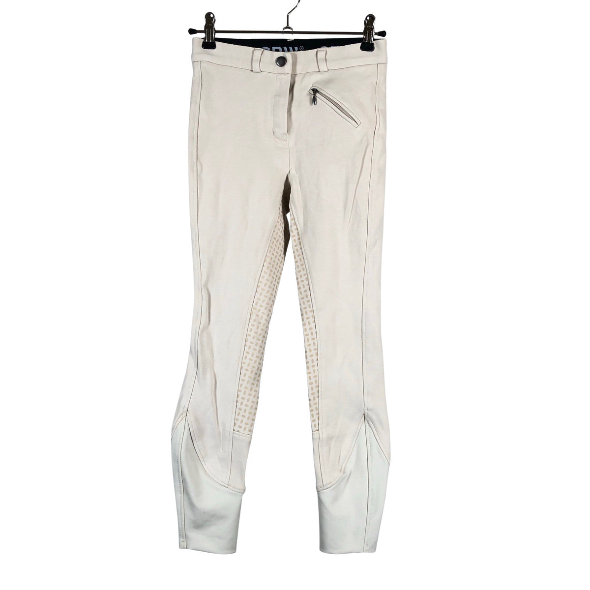 Unisex CRW - Ratsastushousut, koko 146 - 152 - Beige (1)