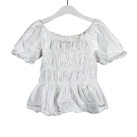 Unisex Uniqlo - Lyhythihainen pusero, koko 128 - 134 - Valkoinen ()